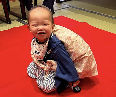 初誕生　1歳のお誕生日