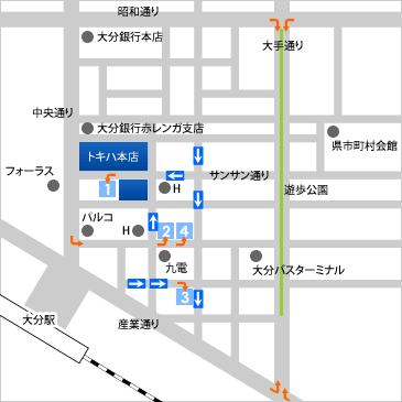駐車場案内図