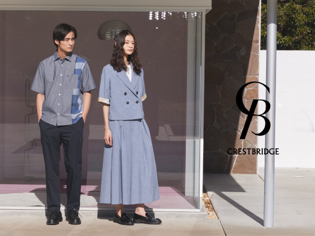 サイドチェック切替キャミワンピース（ドレス）｜CB CRESTBRIDGE